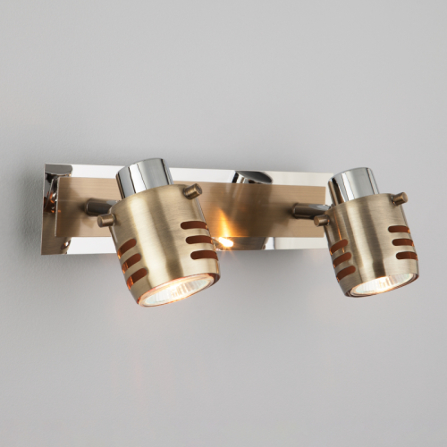 Спот Eurosvet 23463/2 хром/античная бронза изображение в интернет-магазине Cramer Light