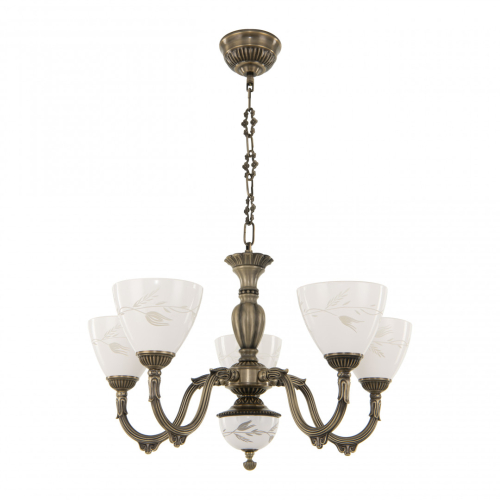 Подвесная люстра Arte Milano 347837/5 AB изображение в интернет-магазине Cramer Light
