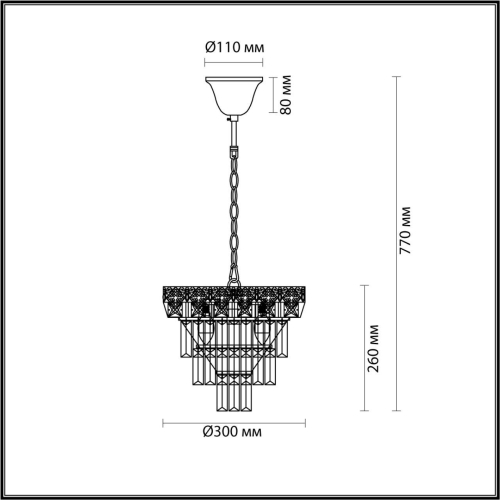 Подвесная люстра Lumion Classi 5232/4 изображение в интернет-магазине Cramer Light фото 2