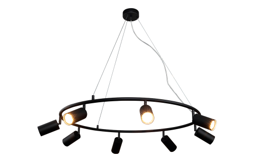 Подвесной светильник Crystal Lux RIVO SP8 BL изображение в интернет-магазине Cramer Light