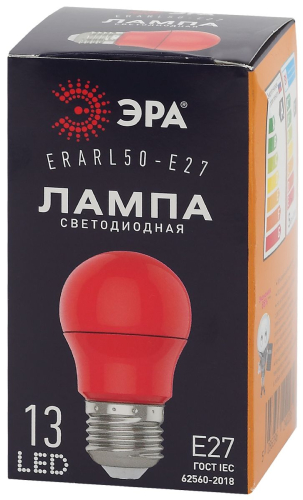 Лампа светодиодная Эра E27 3W 3000K ERARL50-E27 Б0049580 изображение в интернет-магазине Cramer Light фото 4