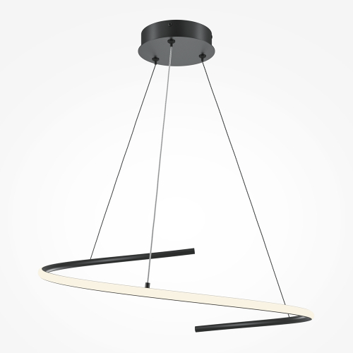 Подвесная люстра Maytoni Curve MOD242PL-L33BK изображение в интернет-магазине Cramer Light фото 3