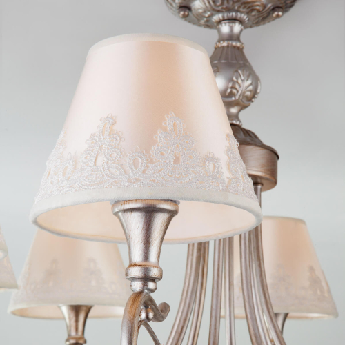 Потолочная люстра Eurosvet Incanto 60069/8 серебро изображение в интернет-магазине Cramer Light фото 4