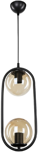 Подвесной светильник Toplight Kerrie TL1609H-02BK изображение в интернет-магазине Cramer Light