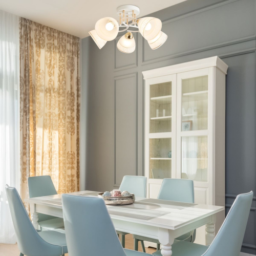Потолочная люстра Freya Entle FR5465CL-05W изображение в интернет-магазине Cramer Light фото 8