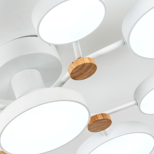 Потолочная люстра LED4U L3201-780 WT изображение в интернет-магазине Cramer Light фото 8