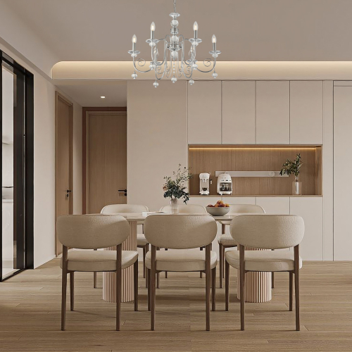 Подвесная люстра Arte Milano 346109/6 CR изображение в интернет-магазине Cramer Light фото 2
