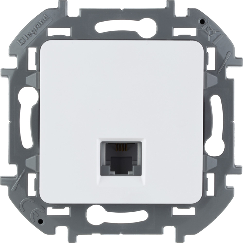 Розетка телефонная RJ11 Legrand Inspiria 673820 дополнительное фото