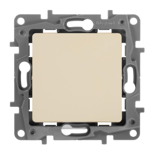 Выключатель кнопочный одноклавишный Legrand Etika 6A 250V белый 672214 дополнительное фото фото 2