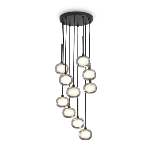 Каскадная люстра Freya Shimmer FR5435PL-10B изображение в интернет-магазине Cramer Light