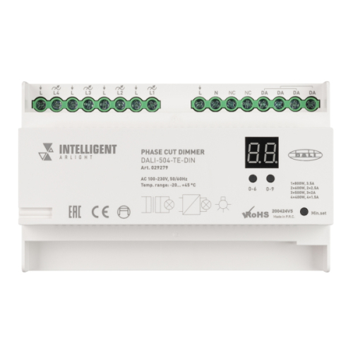 Диммер Arlight DALI-504-TE-DIN 230V 4x2A 029279 дополнительное фото фото 2