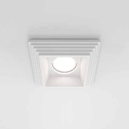 Встраиваемый светильник Maytoni Gyps DL005-1-01-W изображение в интернет-магазине Cramer Light фото 2