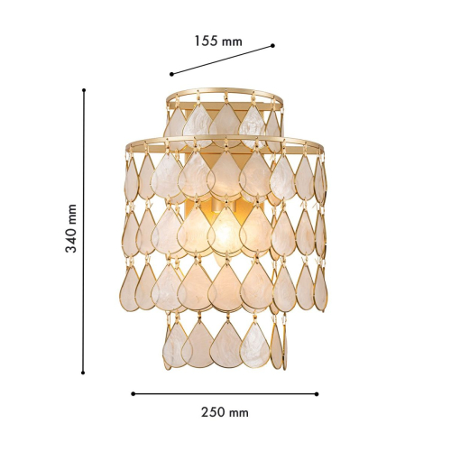 Настенный светильник Favourite Mollitia 4763-1W изображение в интернет-магазине Cramer Light фото 2