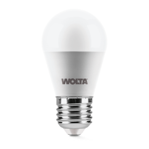 Светодиодная лампа WOLTA 10Вт 6500K E27 груша матовая 25W45GL10E27 изображение в интернет-магазине Cramer Light фото 2