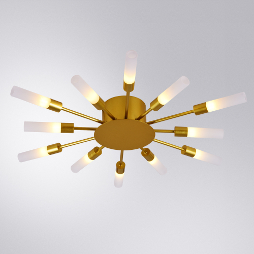 Потолочная люстра Arte Lamp Maple A1276PL-12GO изображение в интернет-магазине Cramer Light фото 2