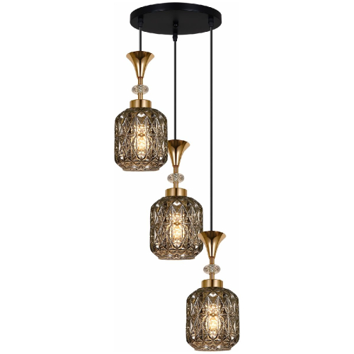 Подвесной светильник Reluce 02003-0.9-03 SMOKE изображение в интернет-магазине Cramer Light