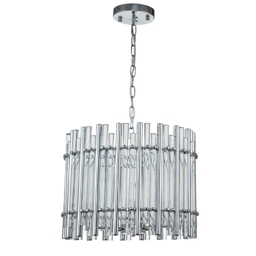 Подвесная люстра Indigo Violino 12025/5P Chrome V000307 изображение в интернет-магазине Cramer Light фото 2