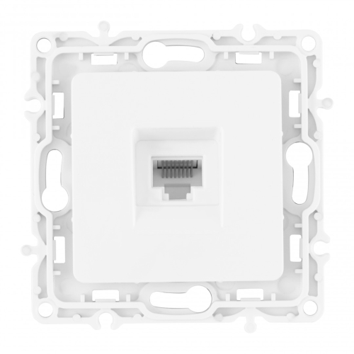 Розетка RJ45 Arte Milano 217.45-1.white дополнительное фото фото 4