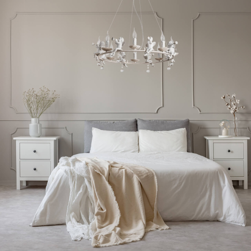 Подвесная люстра Arte Lamp Amur A1133SP-8WG изображение в интернет-магазине Cramer Light фото 9