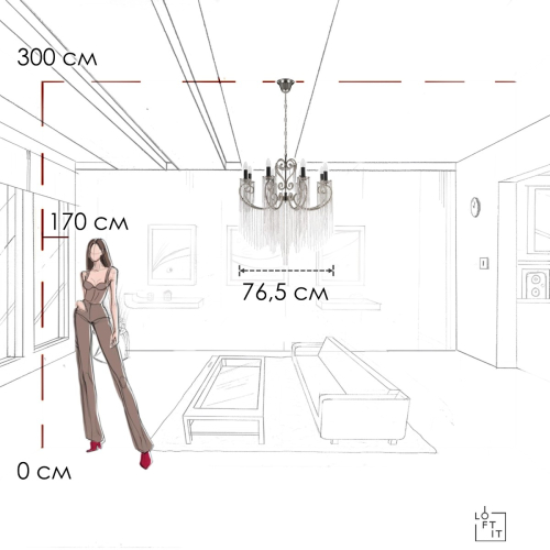 Подвесная люстра Loft IT Wonderland 10405/8 изображение в интернет-магазине Cramer Light фото 7