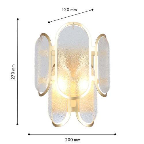 Настенный светильник Favourite Laura 4730-2W изображение в интернет-магазине Cramer Light фото 2