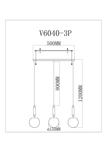 Подвесной светильник Moderli Scrumbel V11565-3P изображение в интернет-магазине Cramer Light фото 4