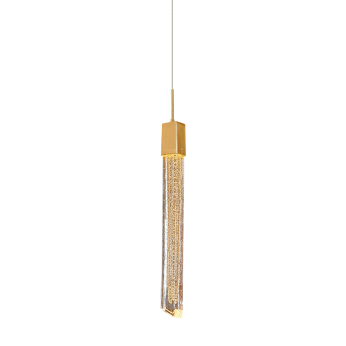 Подвесной светильник Delight Collection OD2510-1 gold/clear изображение в интернет-магазине Cramer Light