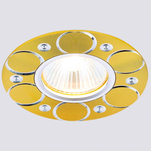 Встраиваемый светильник Ambrella Light Classic A808 AL/G изображение в интернет-магазине Cramer Light фото 2