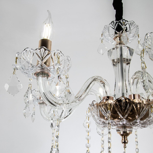 Подвесная люстра Modelux ML.7151.6P изображение в интернет-магазине Cramer Light фото 2