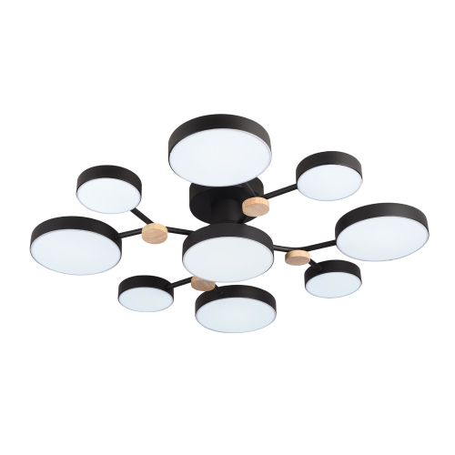 Потолочная люстра LED4U L3201-780 BK изображение в интернет-магазине Cramer Light фото 3