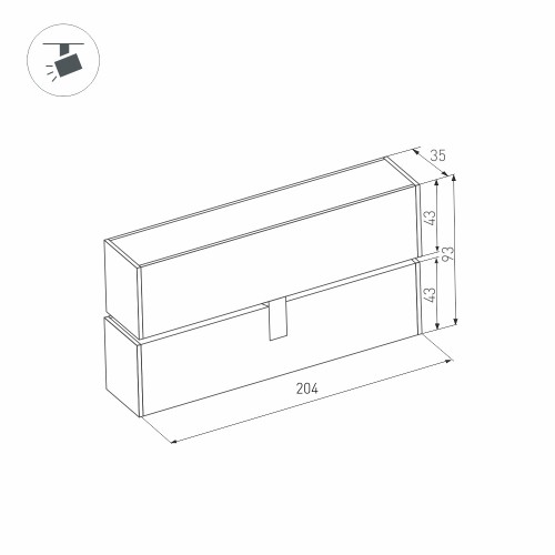 Светильник на шине Arlight 026987 изображение в интернет-магазине Cramer Light фото 4