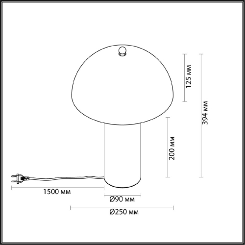 Настольная лампа Odeon Light Rufina 7089/2T изображение в интернет-магазине Cramer Light фото 6