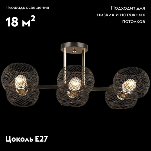 Потолочная люстра Reluce 04537-0.3-06 изображение в интернет-магазине Cramer Light фото 2