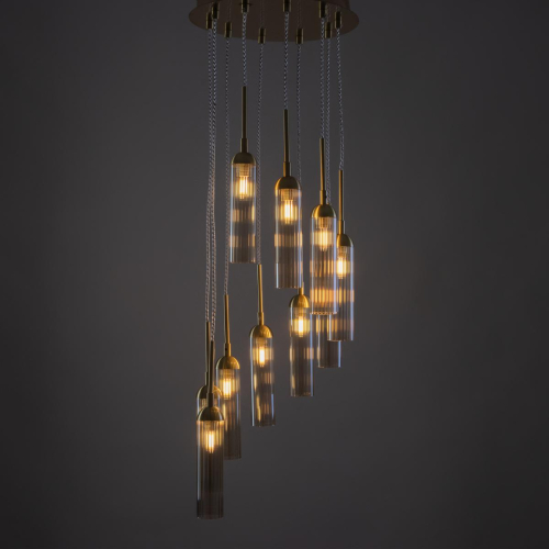 Каскадная люстра Freya Borgy FR5379PL-10G изображение в интернет-магазине Cramer Light фото 8