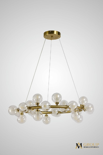 Подвесная люстра AM Group AM470 D700 POLISHED GOLD изображение в интернет-магазине Cramer Light фото 2