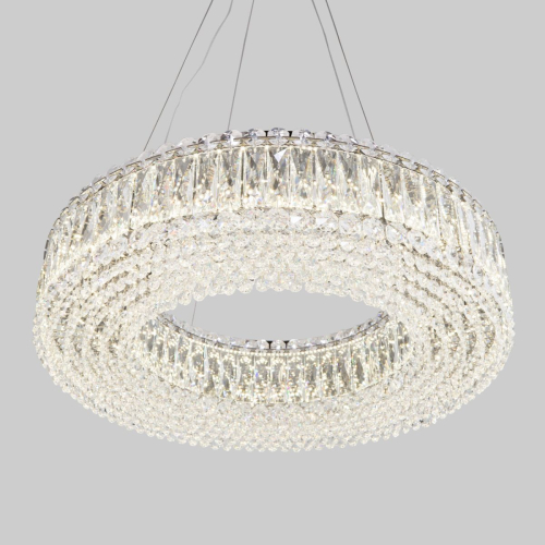 Подвесная люстра Eurosvet Iride 101007 LED хром a071458 изображение в интернет-магазине Cramer Light фото 2