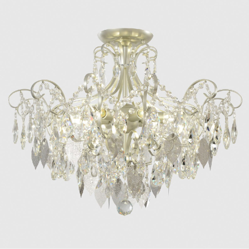Потолочная люстра Crystal Lux ESMIRALDA PL6 SILVER изображение в интернет-магазине Cramer Light фото 7