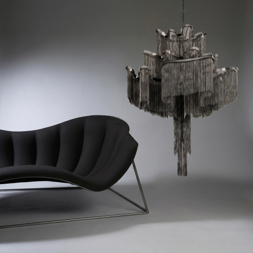 Подвесная люстра Loft IT Stream 10208/800 Gunmetal изображение в интернет-магазине Cramer Light фото 6