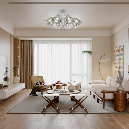 Потолочная люстра Arte Milano 340800/8 CR изображение в интернет-магазине Cramer Light фото 3