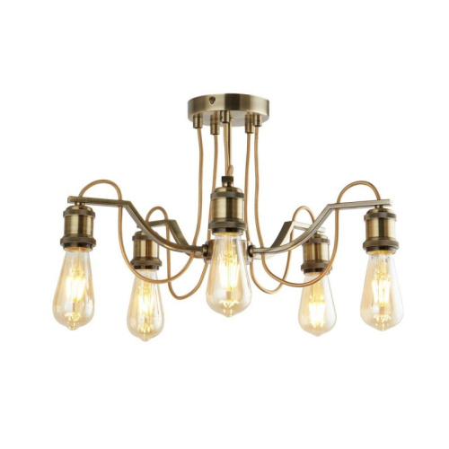Потолочная люстра Arte Lamp Inedito A2985PL-5AB изображение в интернет-магазине Cramer Light