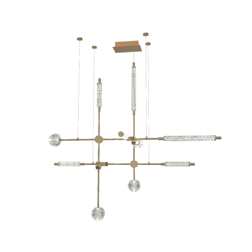 Подвесная люстра Delight Collection MD24083005-10AY-001 gold изображение в интернет-магазине Cramer Light