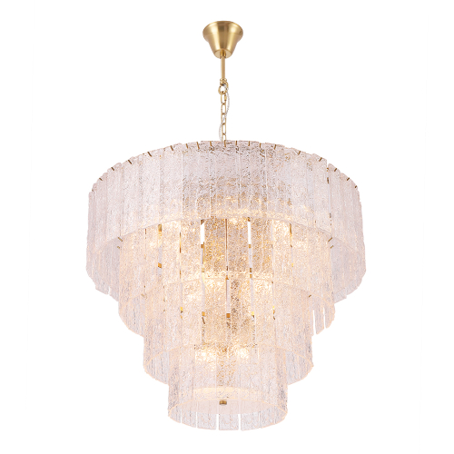 Подвесная люстра Crystal Lux RICARDO SP14 BRASS изображение в интернет-магазине Cramer Light фото 2
