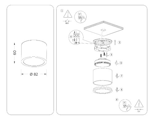 Накладной светильник Ambrella Light IP Protect TN6551 изображение в интернет-магазине Cramer Light фото 6