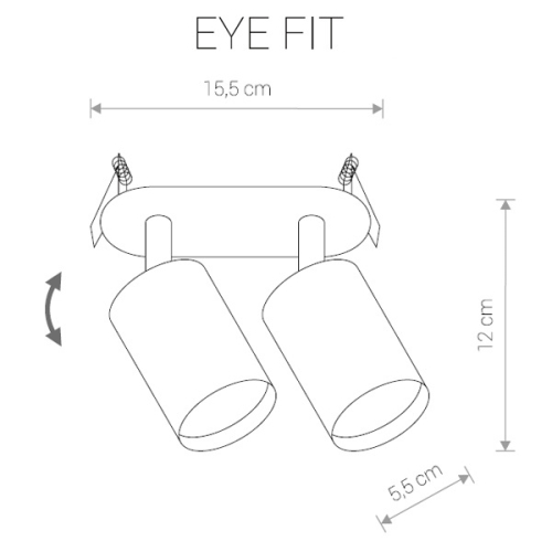 Спот Nowodvorski Eye Fit 9395 изображение в интернет-магазине Cramer Light фото 2