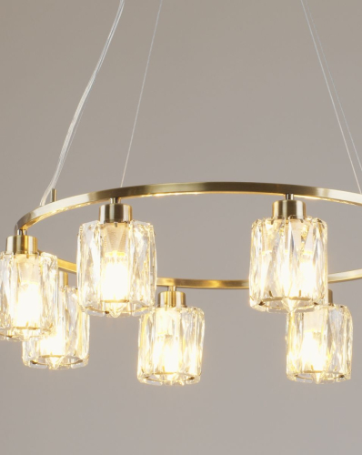 Подвесная люстра Moderli Prismique V11685-8P изображение в интернет-магазине Cramer Light фото 4