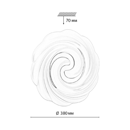 Настенно-потолочный светильник Sonex Agap 7675/DL изображение в интернет-магазине Cramer Light фото 5