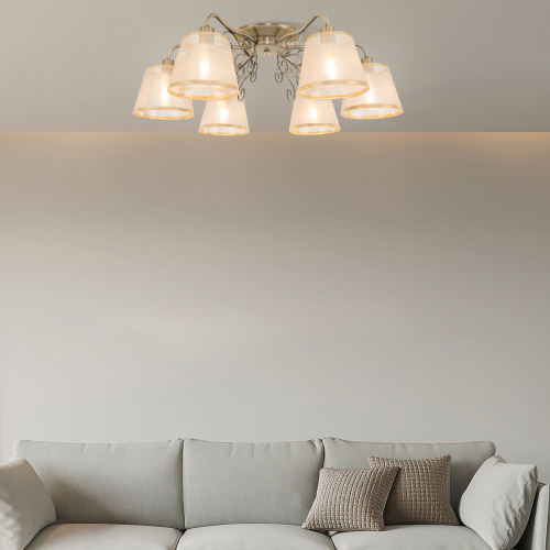 Потолочная люстра Arte Milano 341120/6 AB изображение в интернет-магазине Cramer Light фото 3