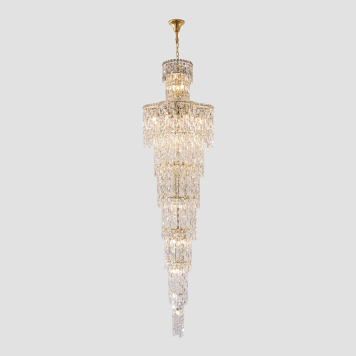 Каскадная люстра Crystal Lux ABRIL SP28 GOLD изображение в интернет-магазине Cramer Light фото 7