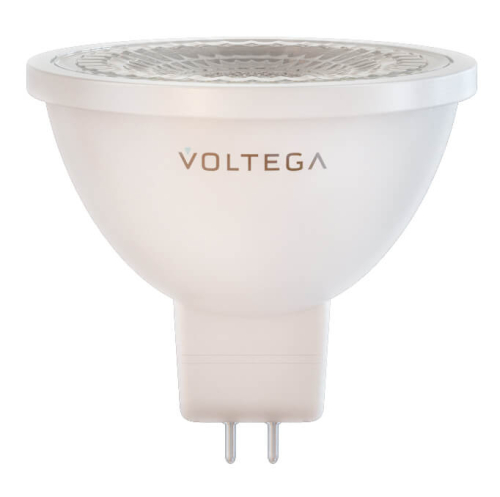 Лампа светодиодная Voltega GU5.3 7W 2800К прозрачная 7062 изображение в интернет-магазине Cramer Light