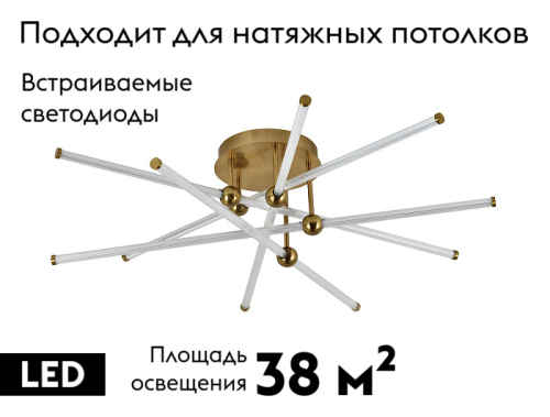 Потолочная люстра Zortes Astra ZRS.57783.10 изображение в интернет-магазине Cramer Light фото 2